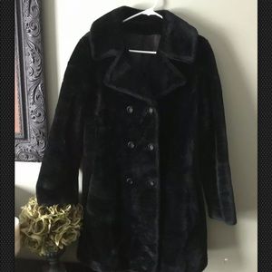LASKA Career Originals Malden Black Coat Fur
